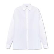 Dries Van Noten Oversize skjorta White, Dam