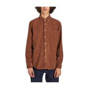 Portuguese Flannel Casual Shirts Brown, Herr