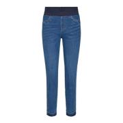 Freequent Beqväm Skinny Jeans Blue, Dam