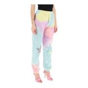 Collina Strada Tie-Dye Joggingbyxor med Strass Multicolor, Dam