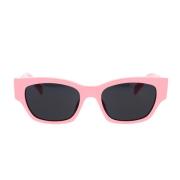 Celine Stiliga Cat-Eye Solglasögon med Mörkgråa Linser Pink, Unisex