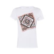 Liu Jo ECS T-Shirt Mode M/C White, Dam