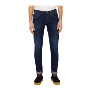 Dondup Slim-Fit Jeans för Män Blue, Herr