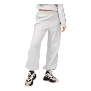 Emporio Armani EA7 Vita sweatpants med elastisk midja och anklar White...