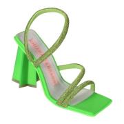Chiara Ferragni Collection Sandalerer med höga klackar Green, Dam