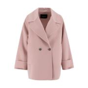 Fabiana Filippi Double-Breasted Coats Pink, Dam