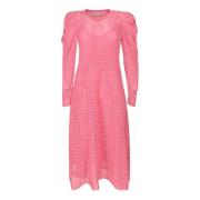 Ulla Johnson Dalia Midi Klänningar Pink, Dam