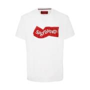 Sprayground Vit Crew-neck T-shirt White, Herr