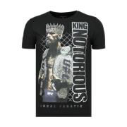 Local Fanatic King Notorious Slim fit T-shirt Herr - 6324Z Black, Herr