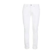 Dondup Bianco Jeans - Stilfull och Trendig White, Herr