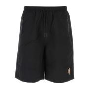 Marcelo Burlon Svarta nylonbadshorts Black, Herr