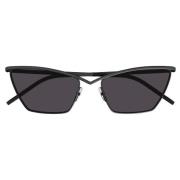 Saint Laurent Black Metal Sunglasses SL 637-005 Black, Dam