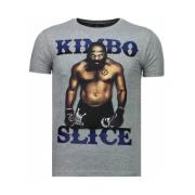 Local Fanatic Kimbo Slice Rhinestone - Herr T-shirt - 5766G Gray, Herr