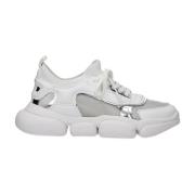 Moncler Low-Top Sneakers med Oversized Sole White, Dam