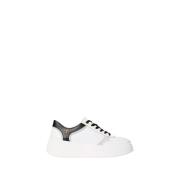 Twinset Sneakers Platform i läder Art. 232Tcp090 White, Dam