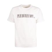 Pleasures Vita T-shirts och Polos med Framtryck White, Herr