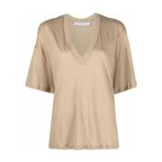 IRO T-shirt Beige, Dam