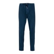 Cruna Slim-fit Trousers Blue, Herr