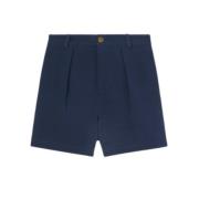 Loro Piana Andningsbara Bomull Bermuda Shorts Blue, Dam