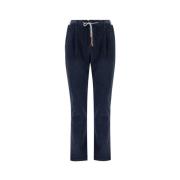 Eleventy Slim-fit Trousers Blue, Herr