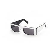 Gcds Stiliga Solglasögon Modell 23A White, Unisex