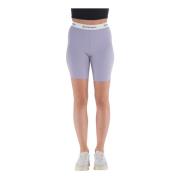 Sporty & Rich Sporty Biker Shorts Purple, Dam