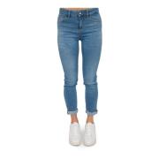 Liu Jo Parfait Monroe Reg Slim-Fit Jeans Blue, Dam