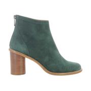 Atelier Content Ankle Boots Green, Dam