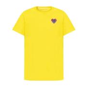 Moncler T-shirt med logotyp Yellow, Herr