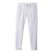Dondup Stretchy Denim Slim-fit Jeans White, Dam