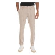 Gran Sasso Trousers with lace tie Beige, Herr