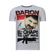 Local Fanatic Cocaine Cowboy Baron Man - T shirt - 13-6218W White, Her...