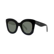 Celine Höj din stil med Trendiga Solglasögon Black, Unisex