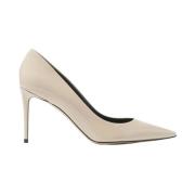 Scarosso Gigi Patent Pumps - Hantverk i världsklass Beige, Dam