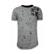 Local Fanatic Snygga tröjor för killar - Herr T shirt - Lf-104/1G Gray...