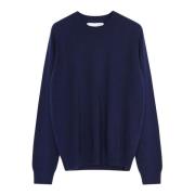 Comme des Garçons Rundhalsad stickad tröja Blue, Herr