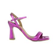 Angel Alarcon Elegant High Heel Sandals Pink, Dam