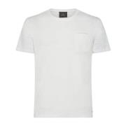 Peuterey T-shirt med broderad logotyp White, Herr