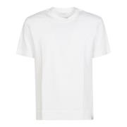 Paolo Pecora Enfärgad Bielastisk T-shirt White, Herr