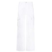 Agolde Straight Trousers White, Dam