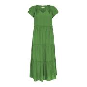 Co'Couture Ny Sunrise Maxi Klänning Green, Dam
