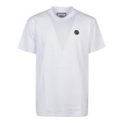 Philipp Plein Vit Hexagon T-shirt White, Herr