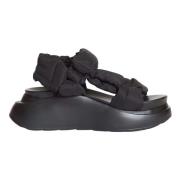 Elena Iachi Hög sommarstil sandaler Black, Dam