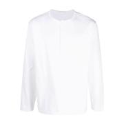 Ten C Long Sleeve Tops White, Herr