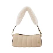 Manu Atelier Shoulder Bags Beige, Dam