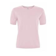 Skovhuus Mjuk kortärmad T-shirt i olika färger Pink, Dam