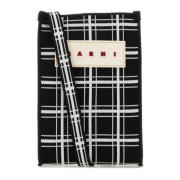 Marni Broderad Crossbody Väska Black, Dam