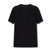 R13 Bomull T-shirt Black, Dam
