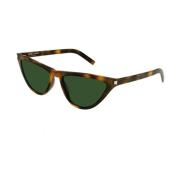 Saint Laurent Stiliga solglasögon för kvinnor Brown, Dam