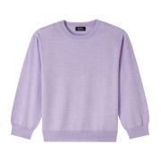 A.p.c. Rebecca Giro Tröja Purple, Dam